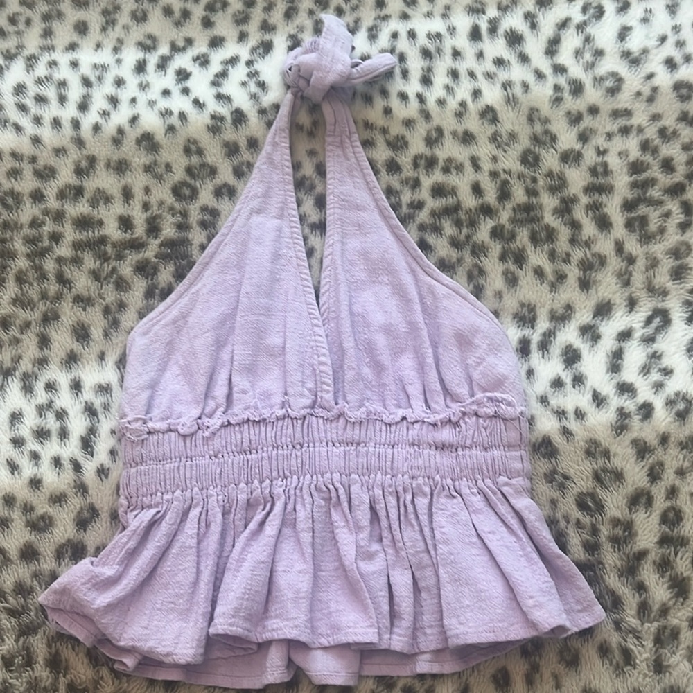 Perfect condition lilac halter top
